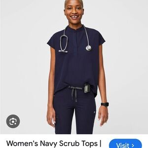 Figs Rafaela Size Small Navy